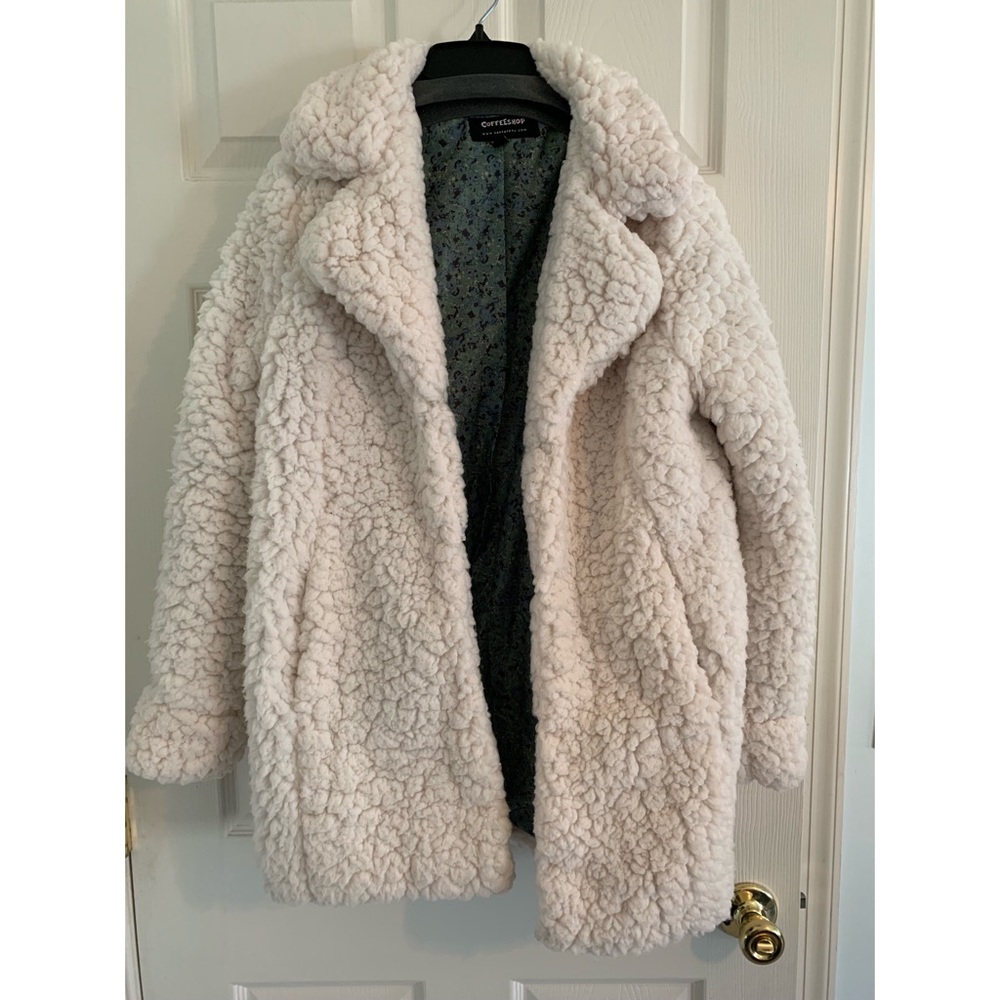 Cream Fleece Jacket